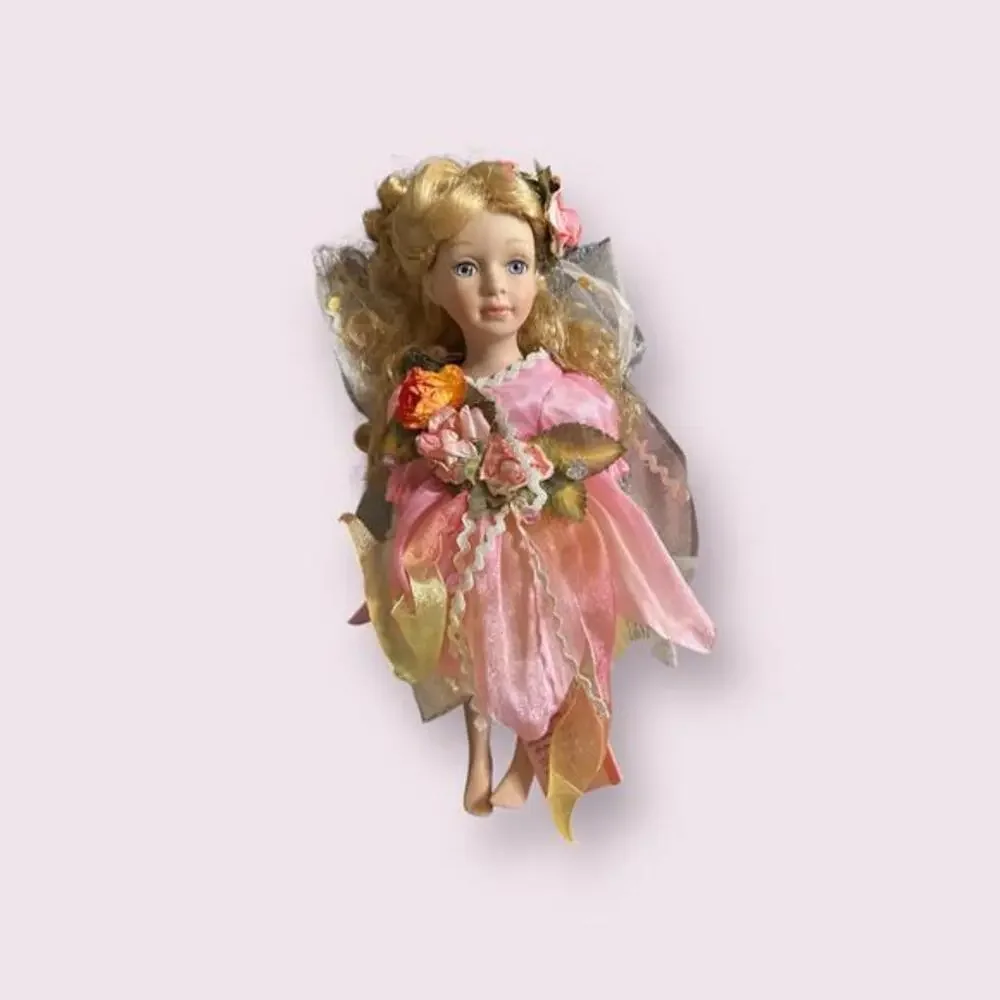 Traditional doll 12” pink fairy girl
